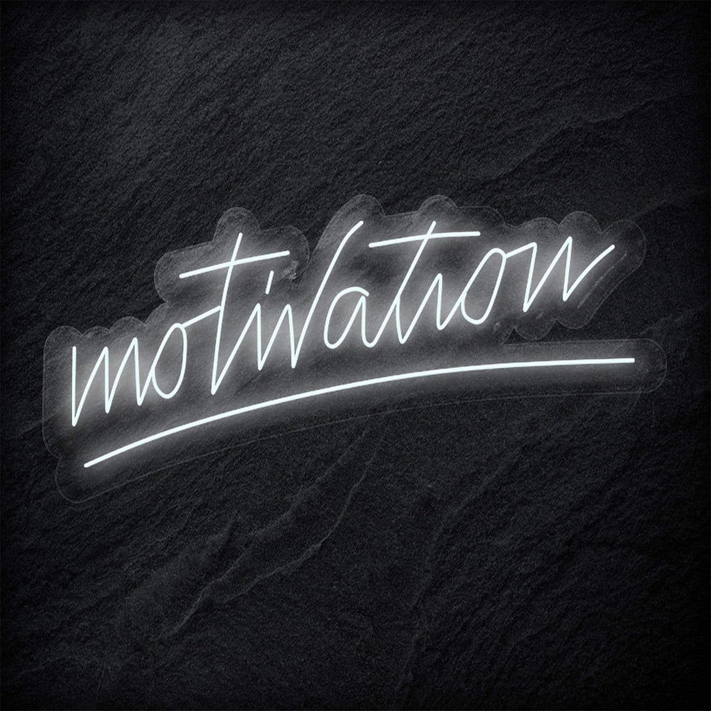 "Motivation" Neon Sign Schriftzug - NEONEVERGLOW