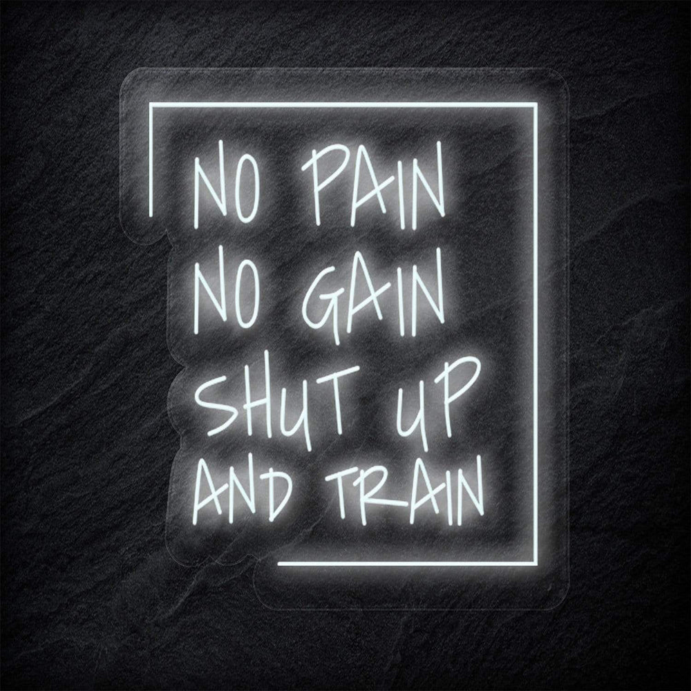 "No Pain No Gain " Neonschild Sign - NEONEVERGLOW
