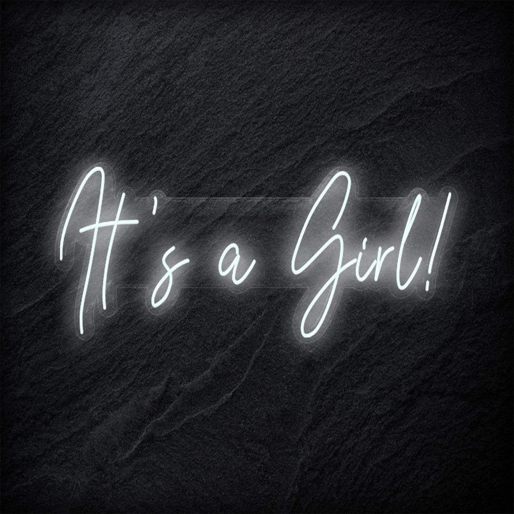 "Its a Girl" Neon Sign Schriftzug - NEONEVERGLOW