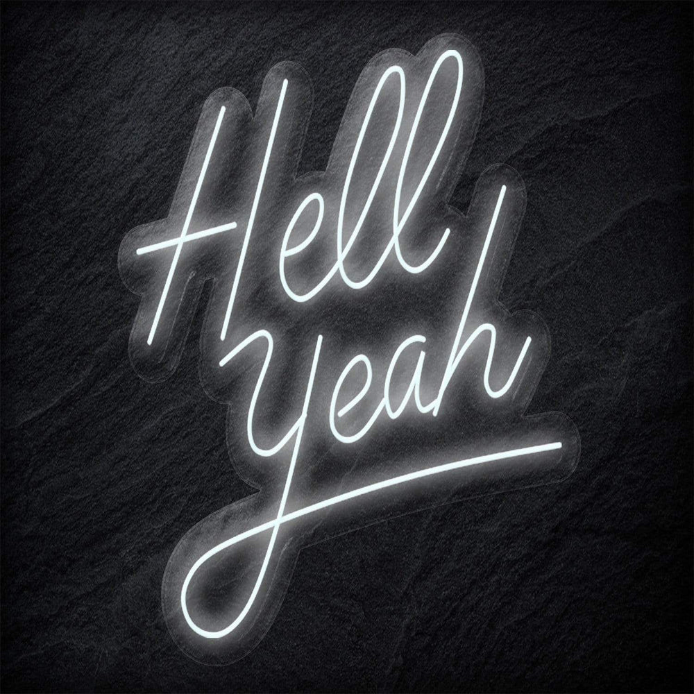 "Hell Yeah" Neon Schriftzug - NEONEVERGLOW