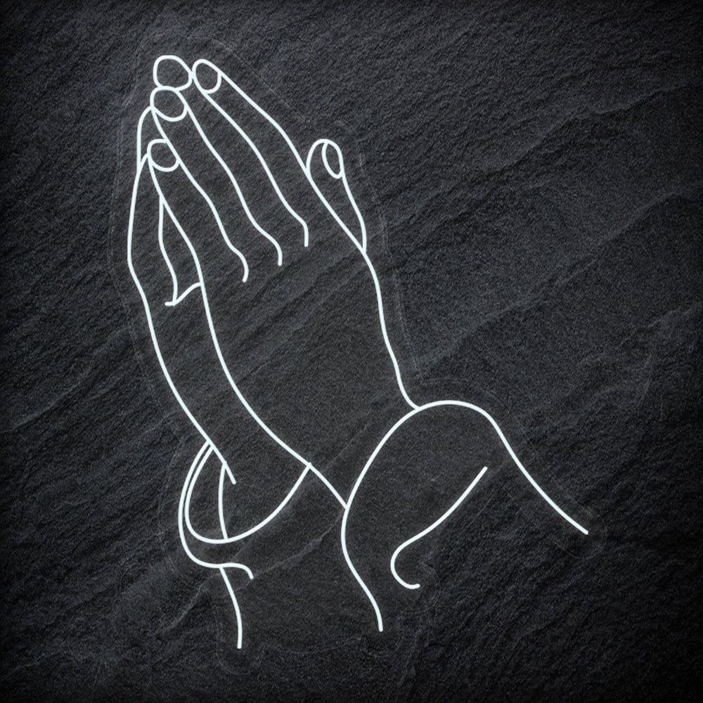 "Faith Hope Pray" LED Neon Sign