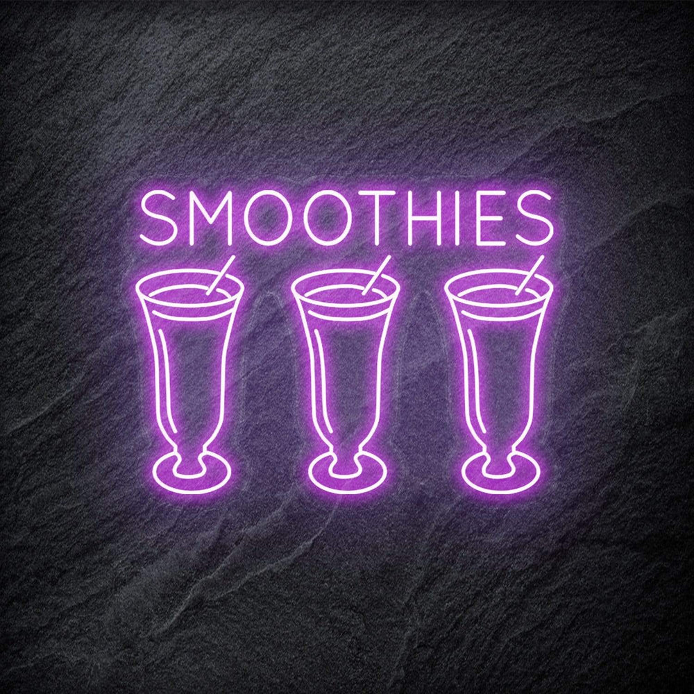 "Smoothies" Neon Schild - NEONEVERGLOW