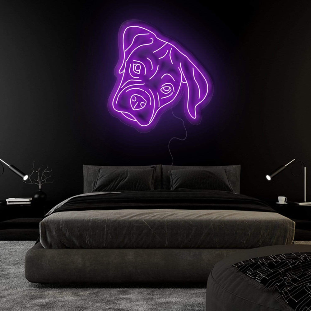 "Bulldogge" Neonschild Sign - NEONEVERGLOW