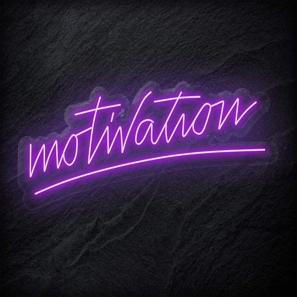"Motivation" Neon Sign Schriftzug - NEONEVERGLOW