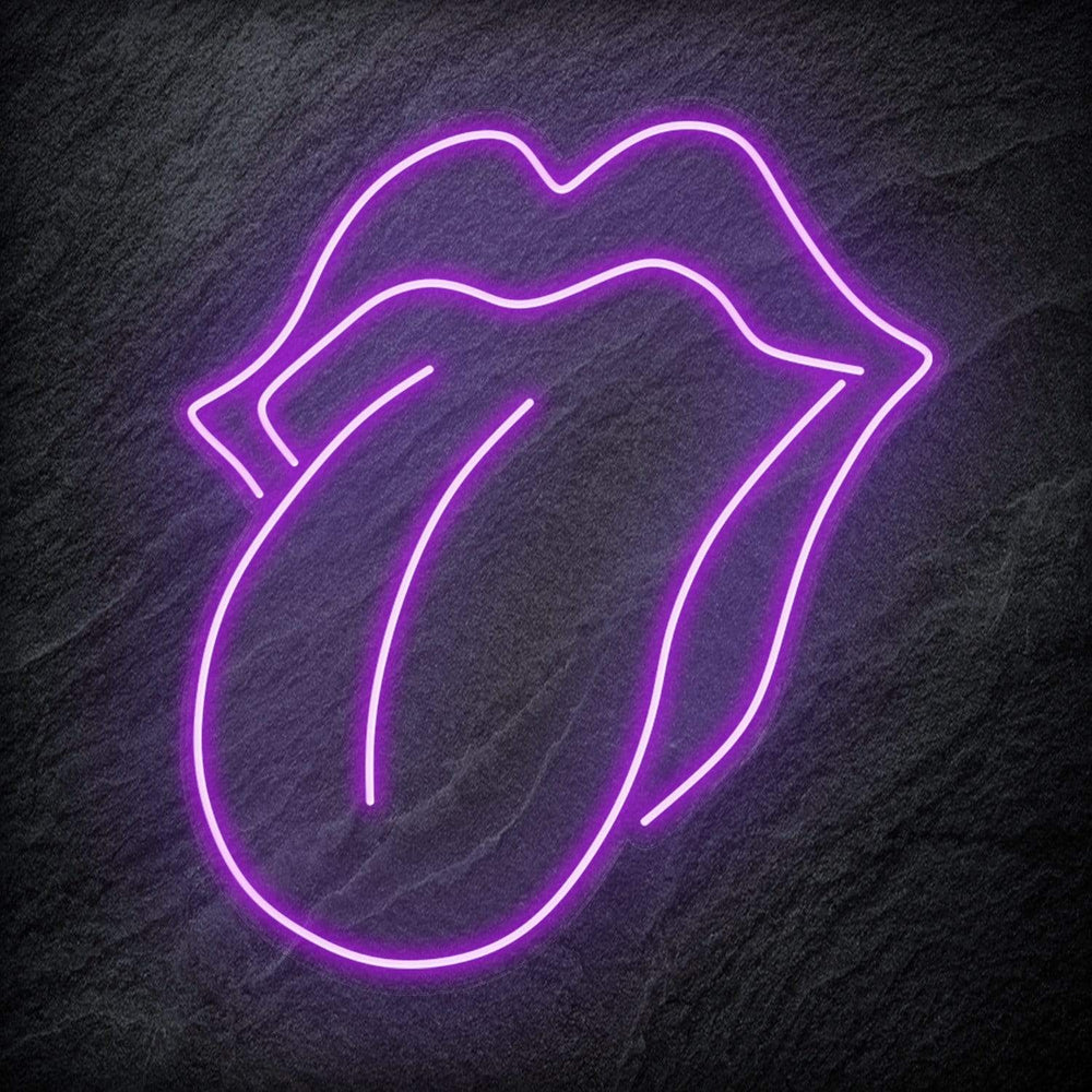 "Lips" Neonschild Schriftzug Sign - NEONEVERGLOW