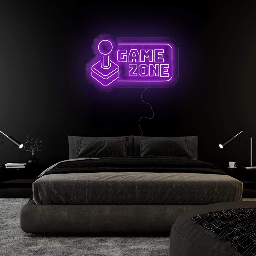 "Game Zone" Neonschild Sign - NEONEVERGLOW
