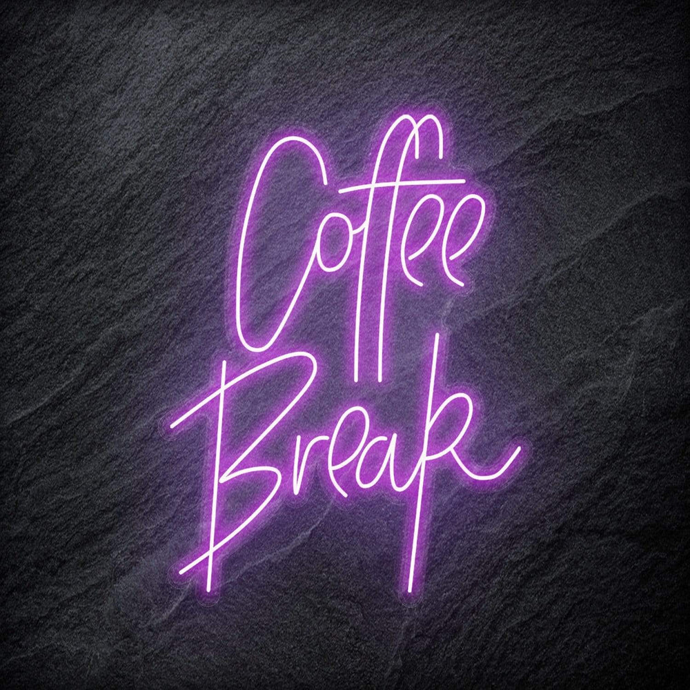"Coffee Break" Neon Schriftzug - NEONEVERGLOW