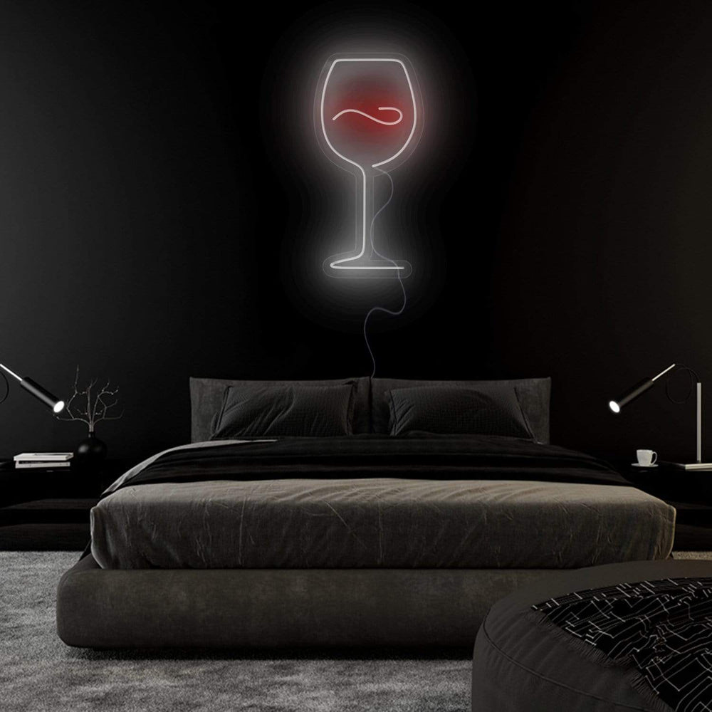 " Cocktail Wine" Neonschild Sign Schriftzug - NEONEVERGLOW