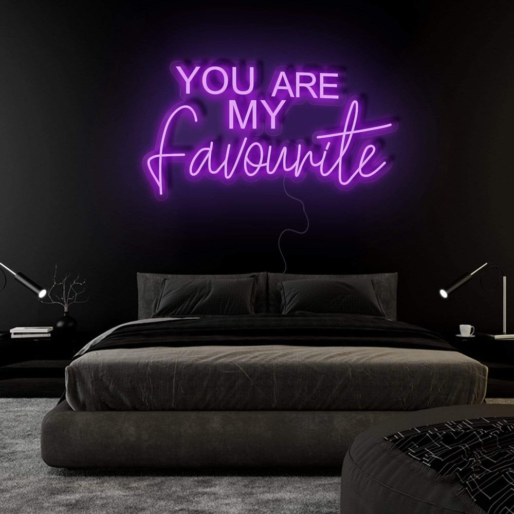 "You Are My Favourite" Neonschild Sign Schriftzug - NEONEVERGLOW