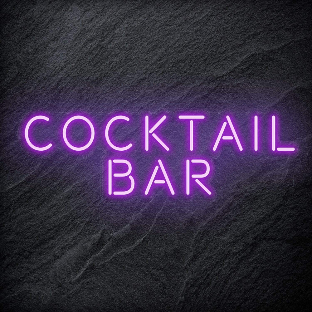 "Cocktail Bar" Neon Schriftzug SIgn - NEONEVERGLOW