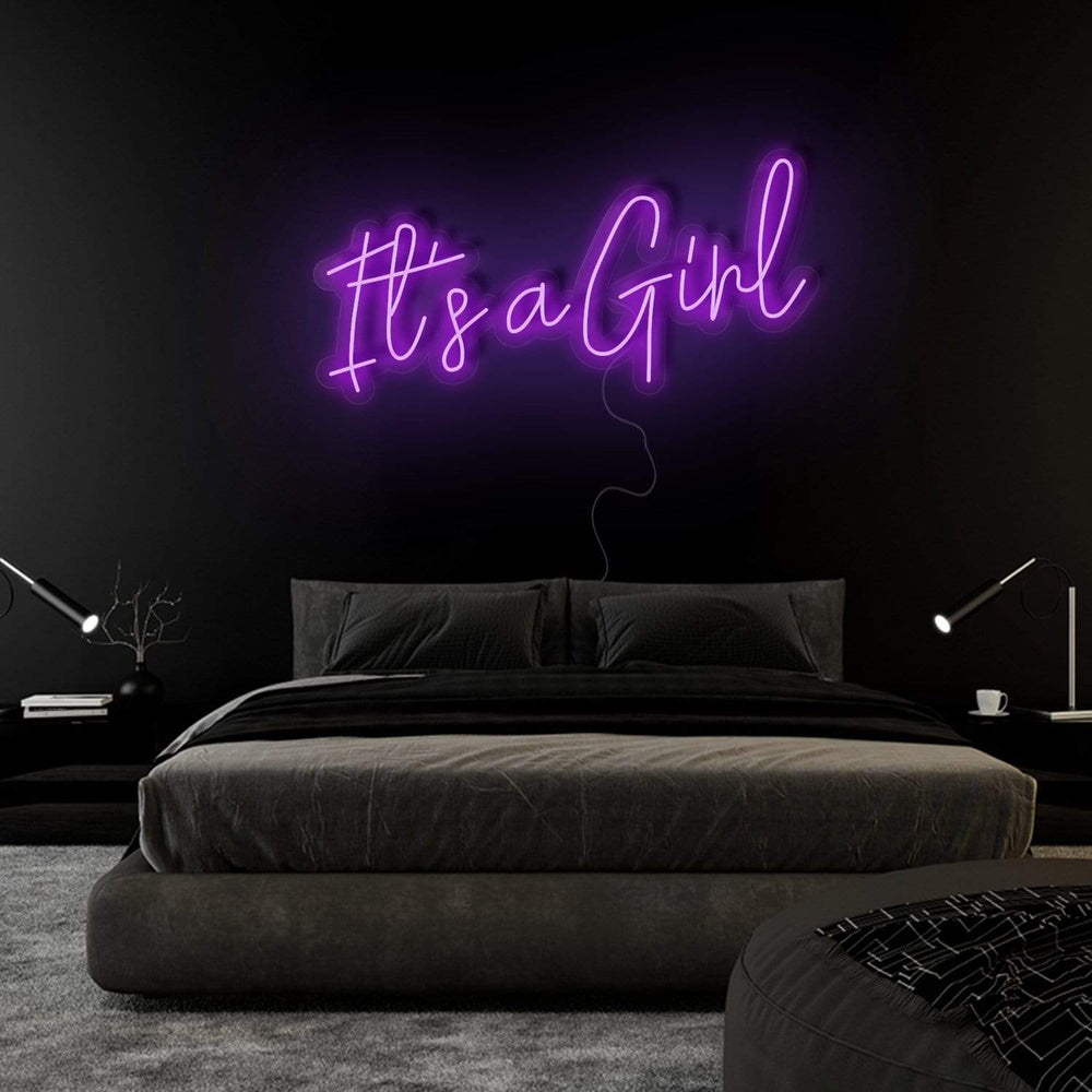 It´s a Girl Neonschild Sign Schriftzug - NEONEVERGLOW