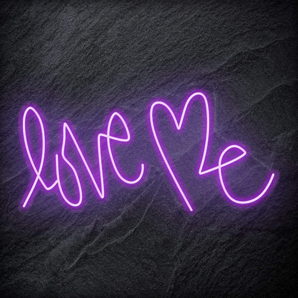 "Love Me " Neon Schriftzug Sign - NEONEVERGLOW