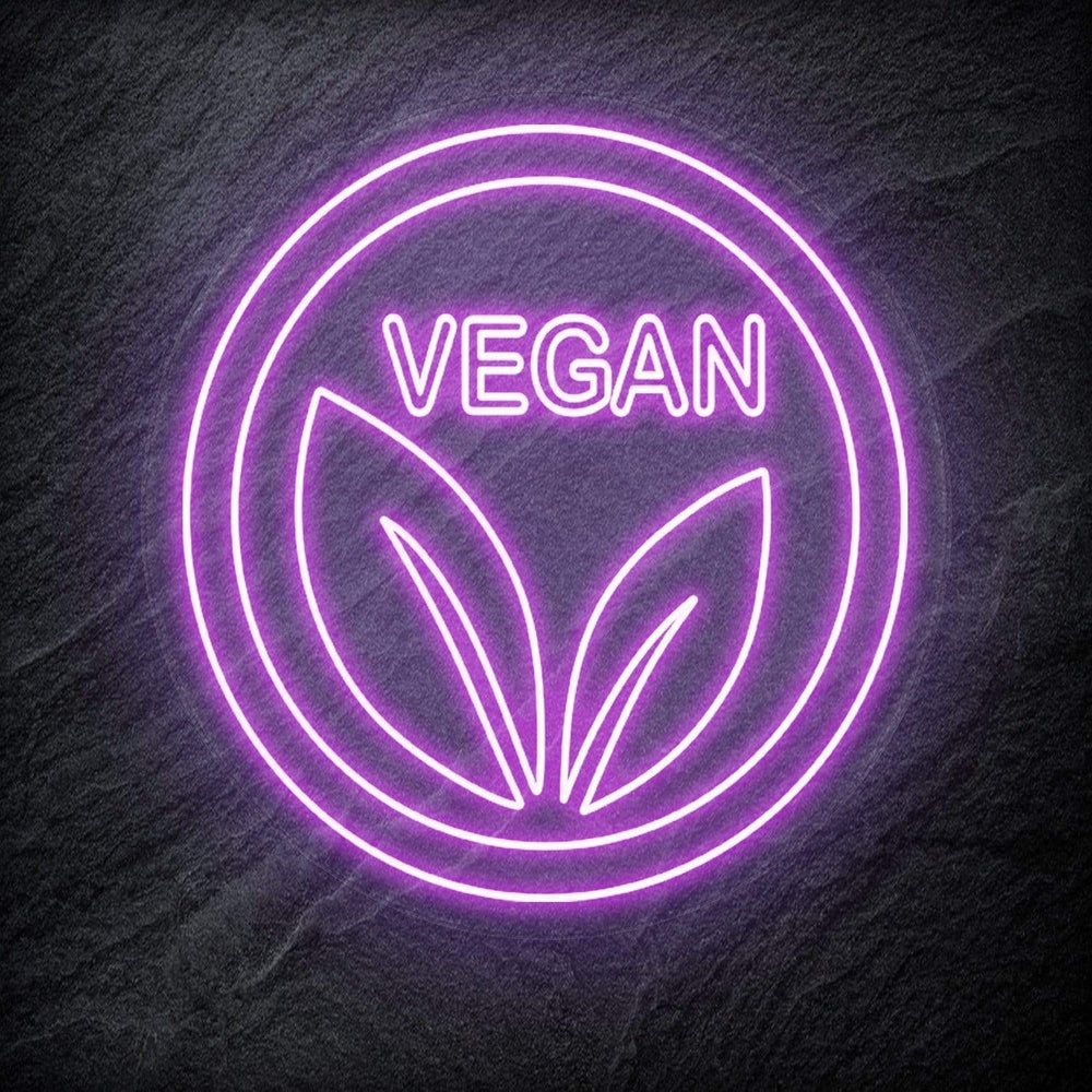 " Vegan" Neonschild - NEONEVERGLOW
