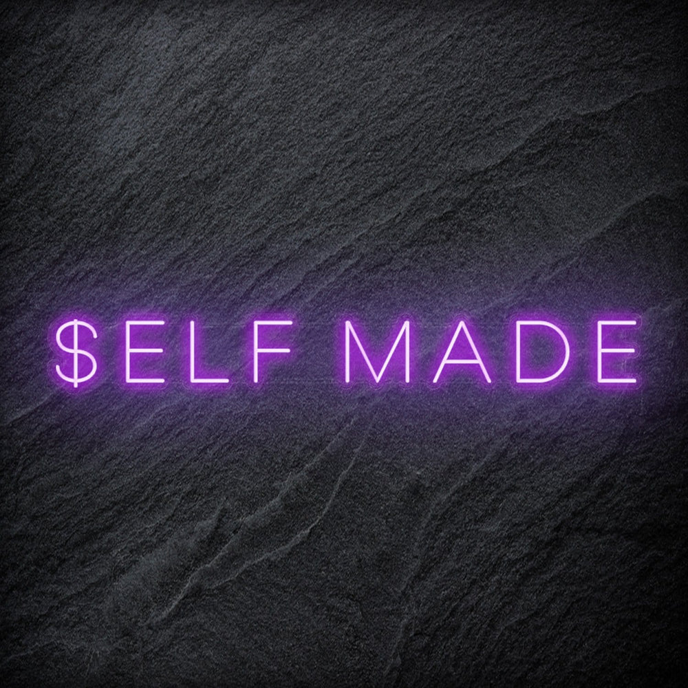 "Self Made" Neon Schriftzug Sign - NEONEVERGLOW