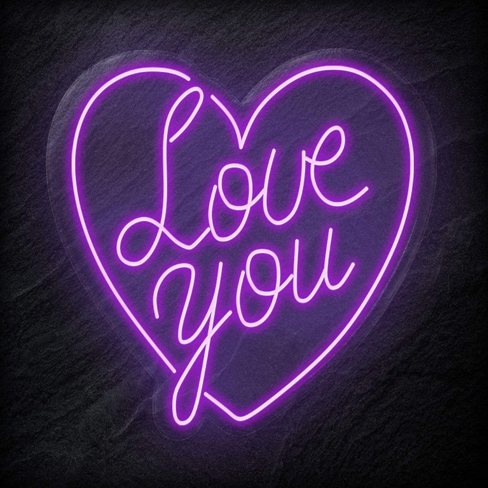 "Love You" Neonschild - NEONEVERGLOW
