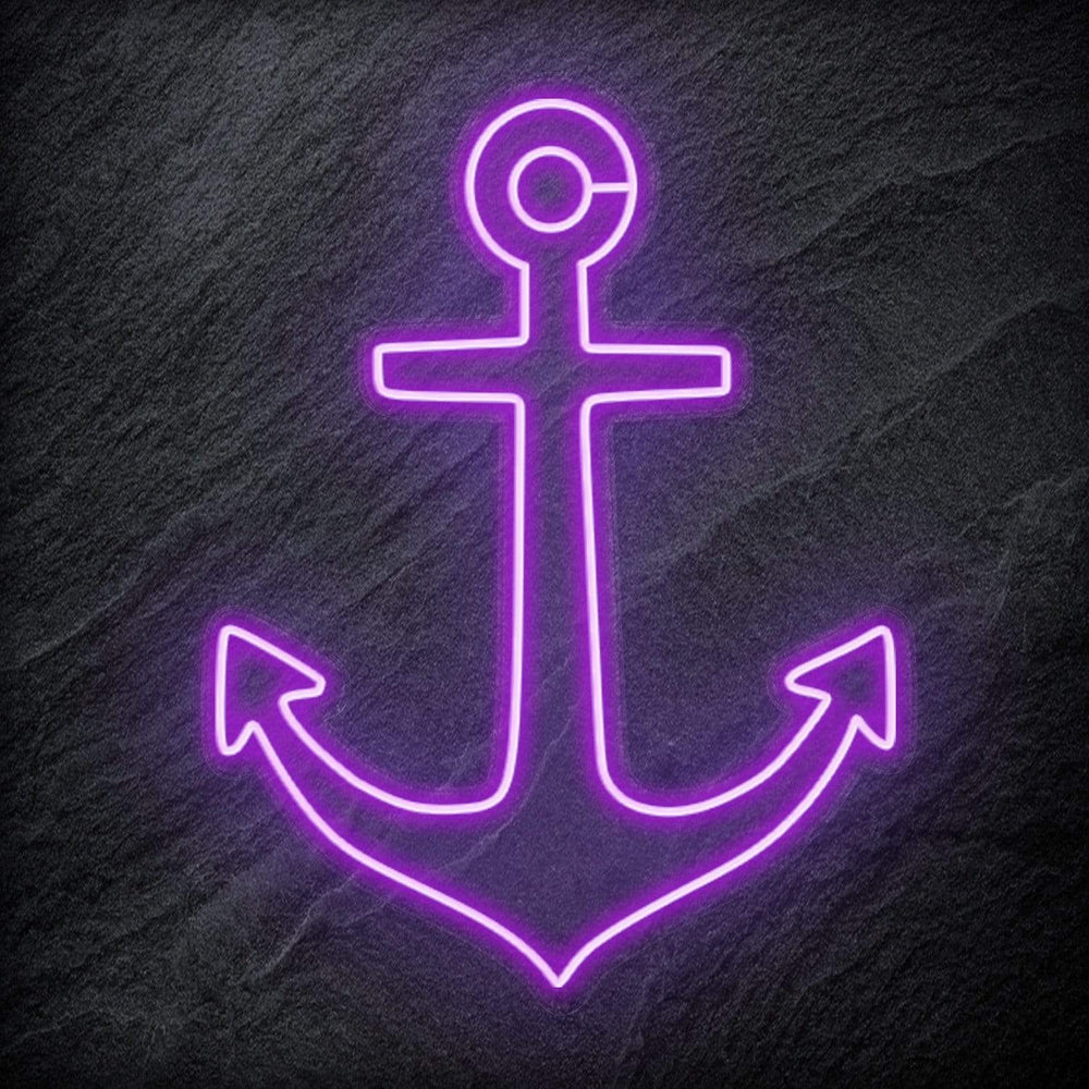 " Anker " Neonschild Schriftzug Sign - NEONEVERGLOW