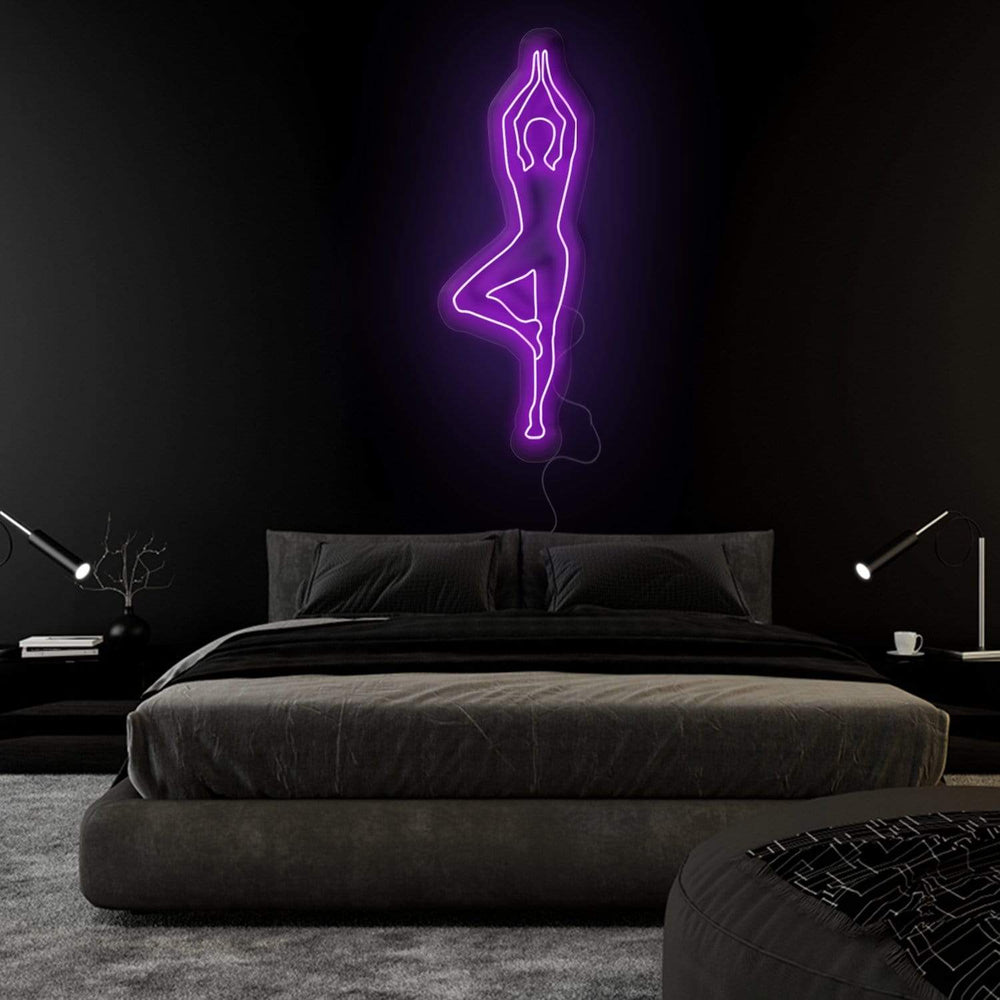 "Yoga" Neonschild Sign - NEONEVERGLOW
