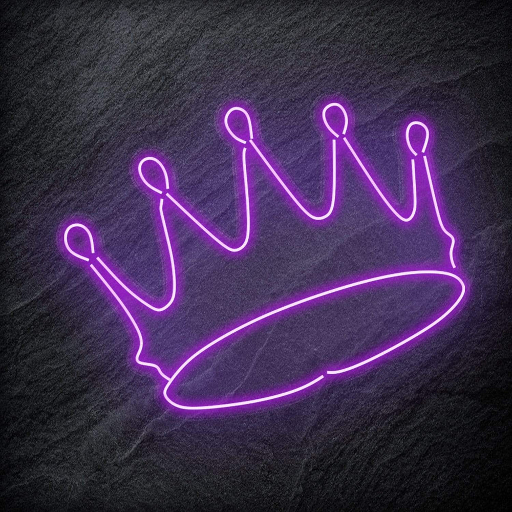 " Krone " Neonschild Sign - NEONEVERGLOW