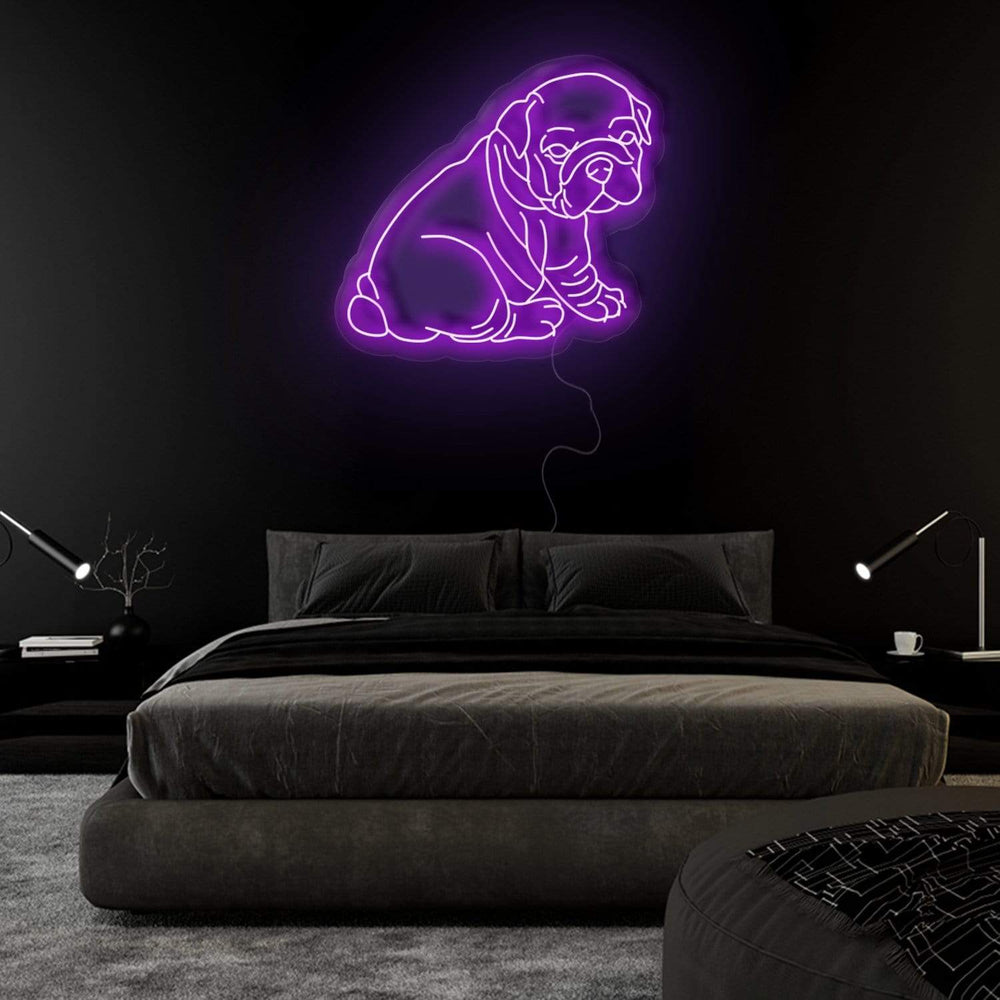 "Bulldogg" Neonschild Sign - NEONEVERGLOW