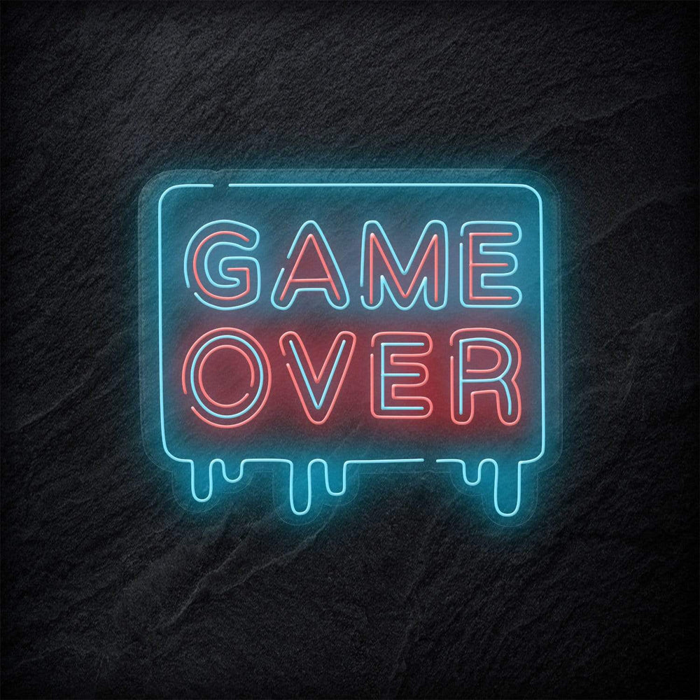 "Game Over" Neonschild - NEONEVERGLOW
