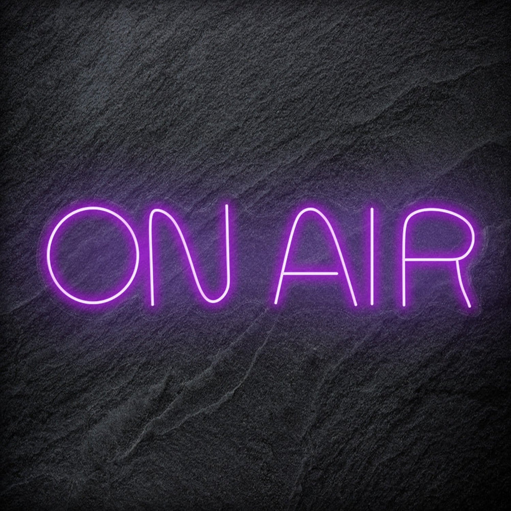 "On Air" Neon Schriftzug Sign - NEONEVERGLOW