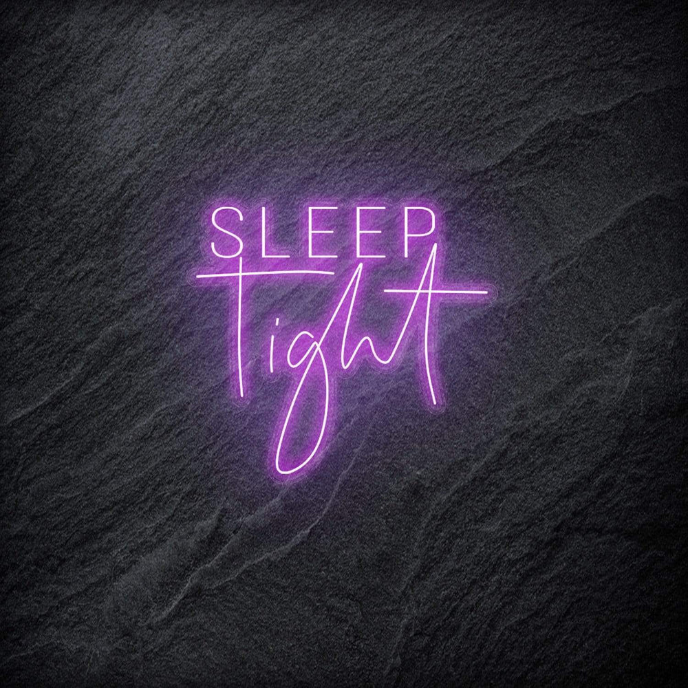 "Sleep Tight" Neon Schriftzug - NEONEVERGLOW