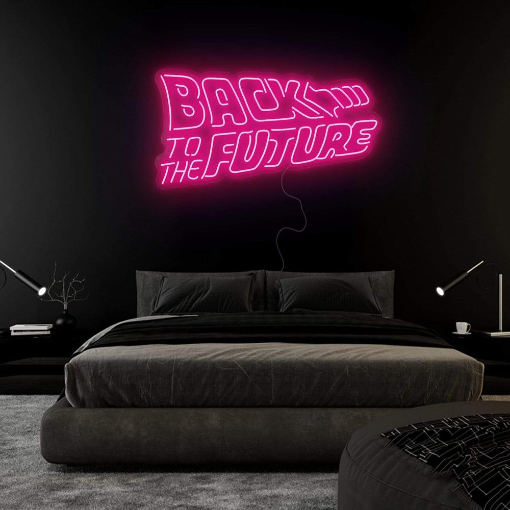 "Back to The Future" Neonschild Sign Schriftzug - NEONEVERGLOW