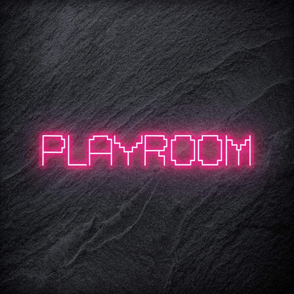 "Playroom" Neon Schriftzug - NEONEVERGLOW