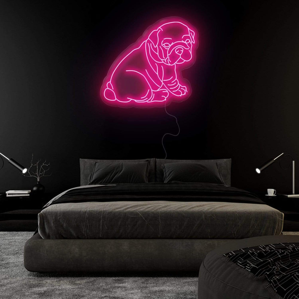 "Bulldogg" Neonschild Sign - NEONEVERGLOW