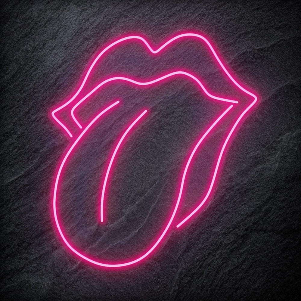 "Lips" Neonschild Schriftzug Sign - NEONEVERGLOW