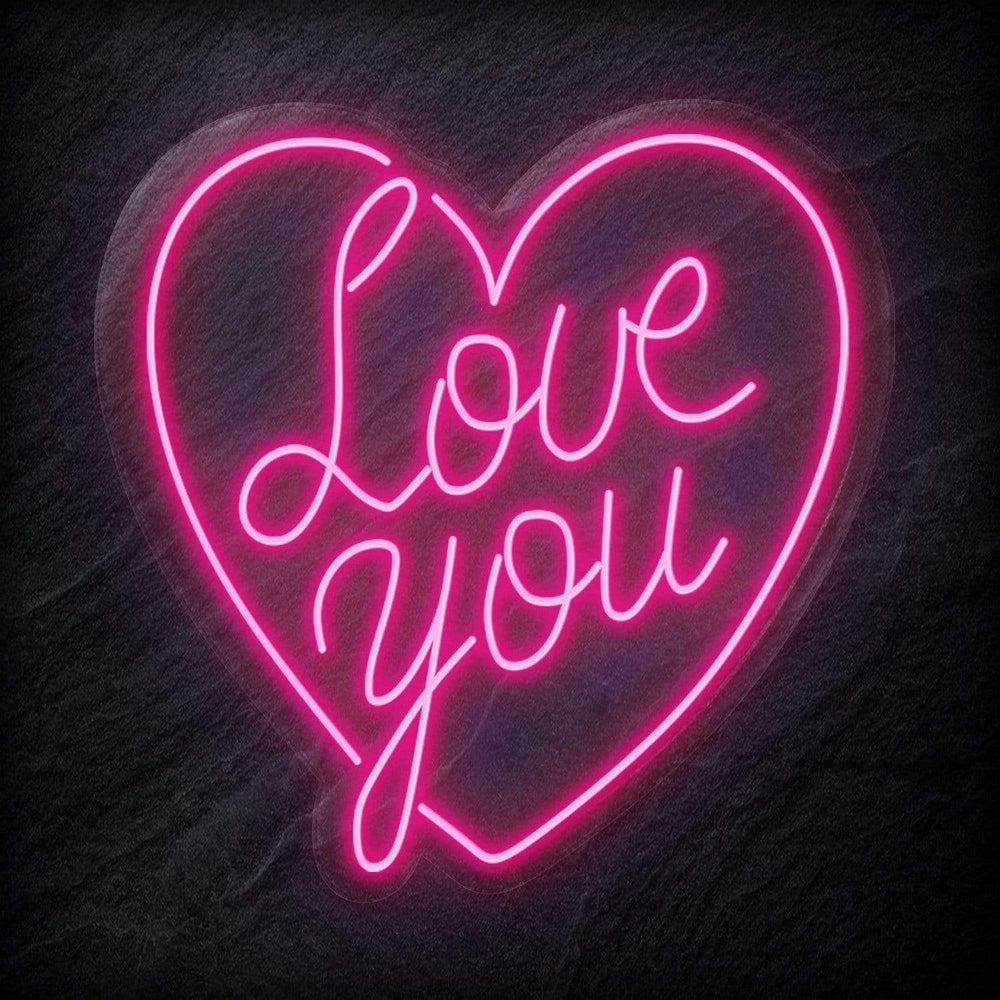 "Love You" Neonschild - NEONEVERGLOW