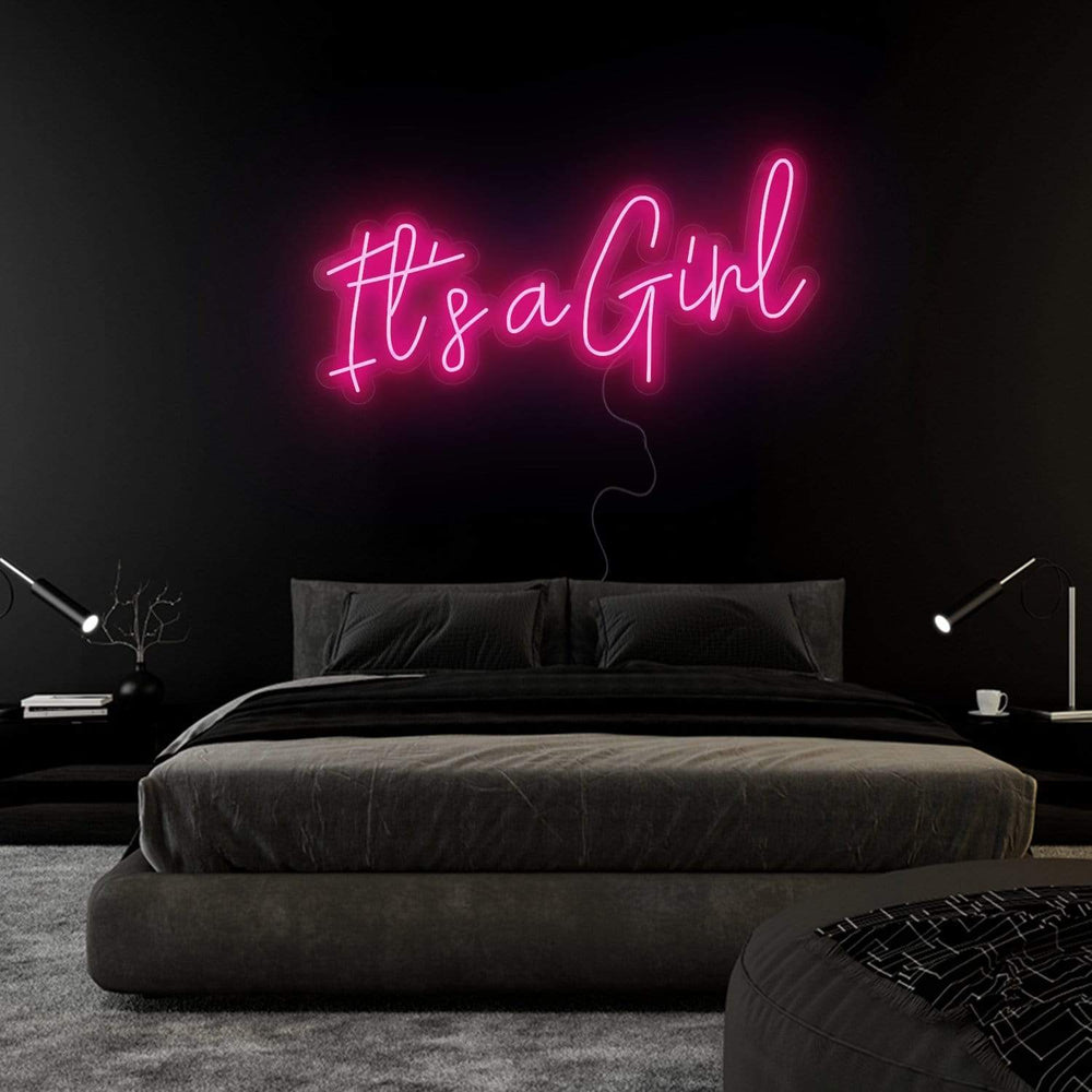 It´s a Girl Neonschild Sign Schriftzug - NEONEVERGLOW