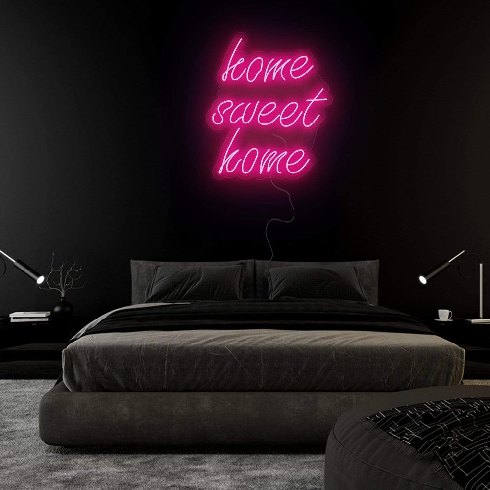 "Home Sweet Home" Neon Sign Schriftzug - NEONEVERGLOW