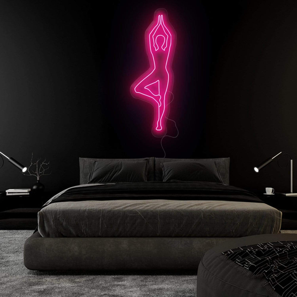 "Yoga" Neonschild Sign - NEONEVERGLOW