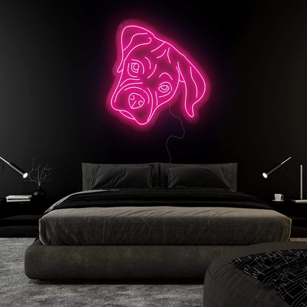 "Bulldogge" Neonschild Sign - NEONEVERGLOW