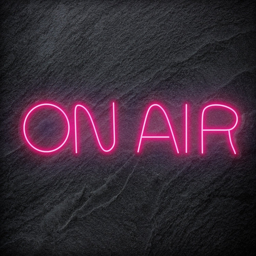 "On Air" Neon Schriftzug Sign - NEONEVERGLOW