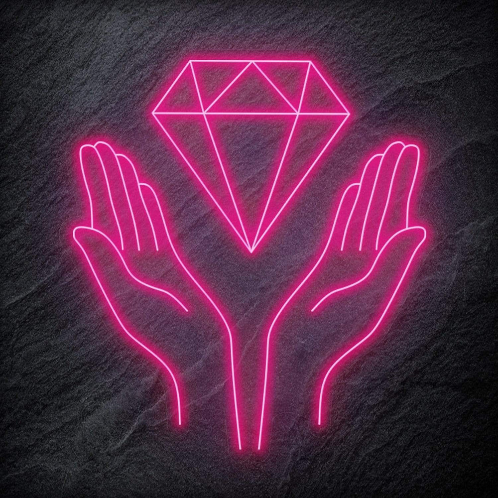 "Diamand" Neonschild - NEONEVERGLOW
