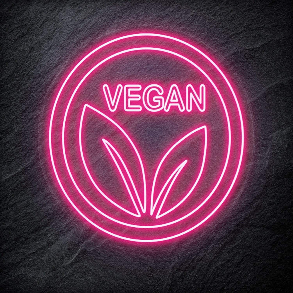" Vegan" Neonschild - NEONEVERGLOW