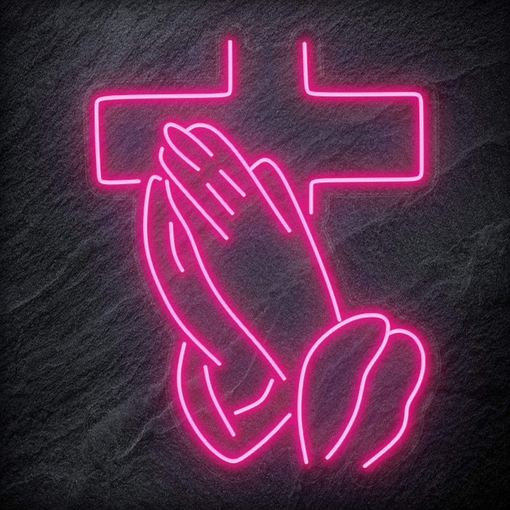 "Pray" Neonschild Sign Schriftzug - NEONEVERGLOW