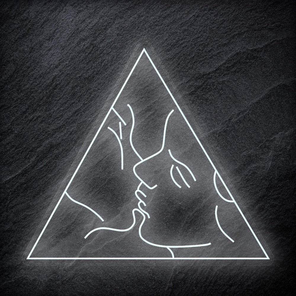 "Kiss" Neonschild Schriftzug - NEONEVERGLOW