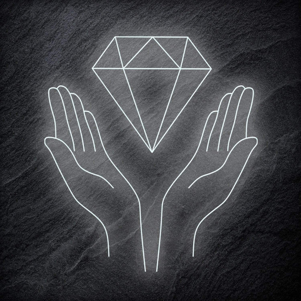 "Diamand" Neonschild - NEONEVERGLOW
