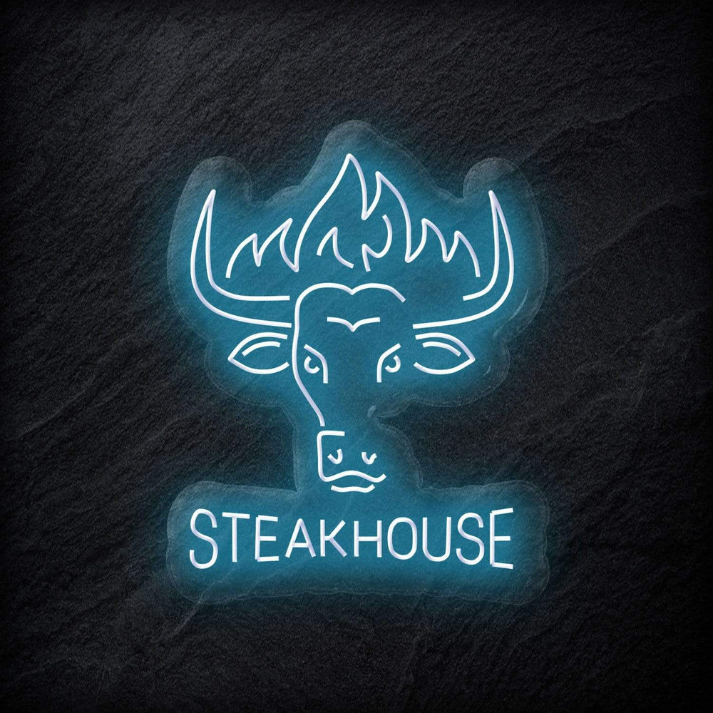 "Steakhouse Restaurant" Neon Schild - NEONEVERGLOW