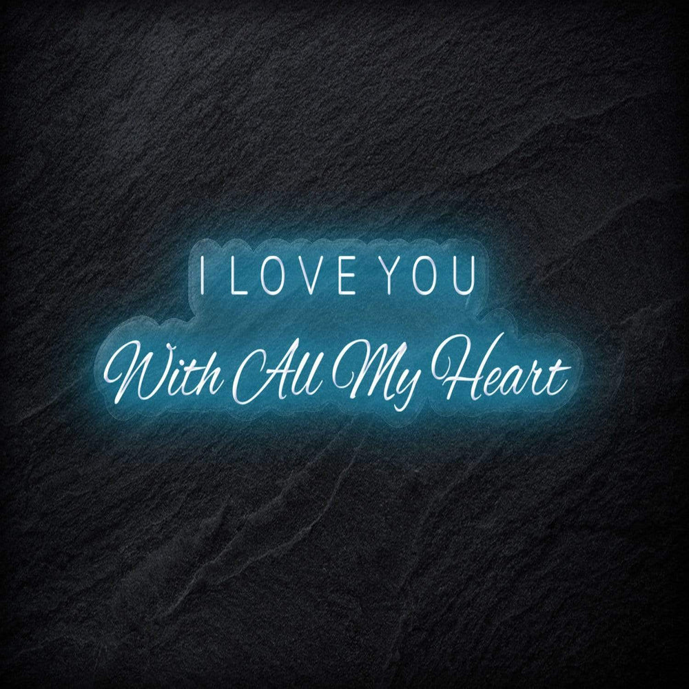 " I Love You " Neon Schriftzug - NEONEVERGLOW