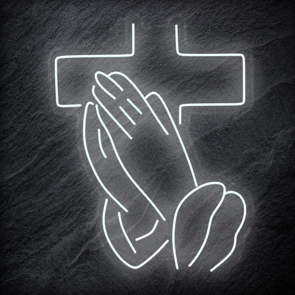 "Pray" Neonschild Sign Schriftzug - NEONEVERGLOW