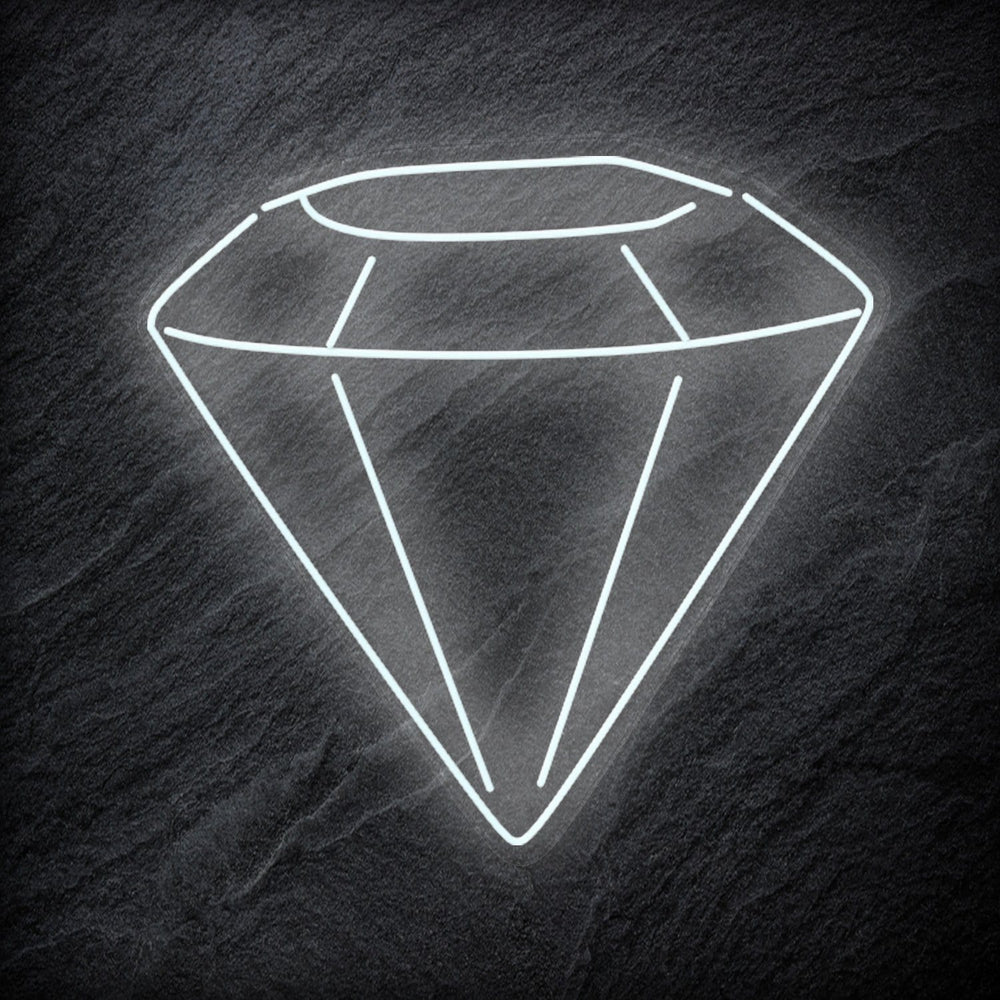 " Diamant "Neonschild Schriftzug Sign - NEONEVERGLOW