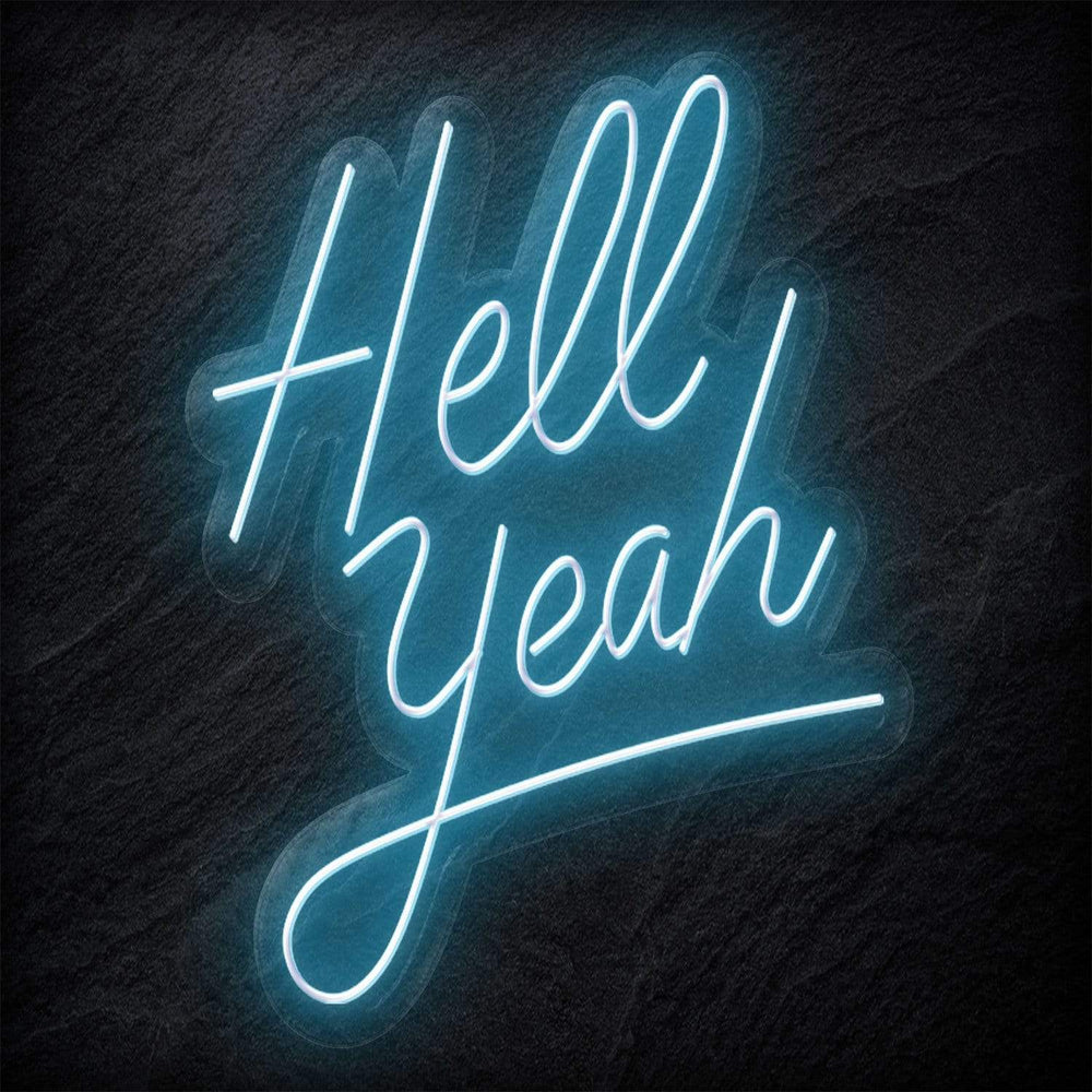 "Hell Yeah" Neon Schriftzug - NEONEVERGLOW