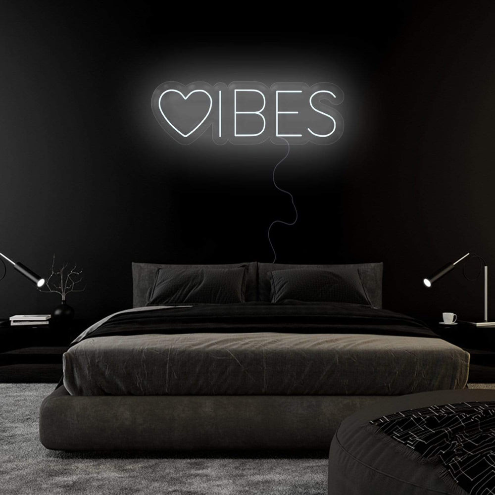 "Herz Vibes" Neonschild Sign - NEONEVERGLOW