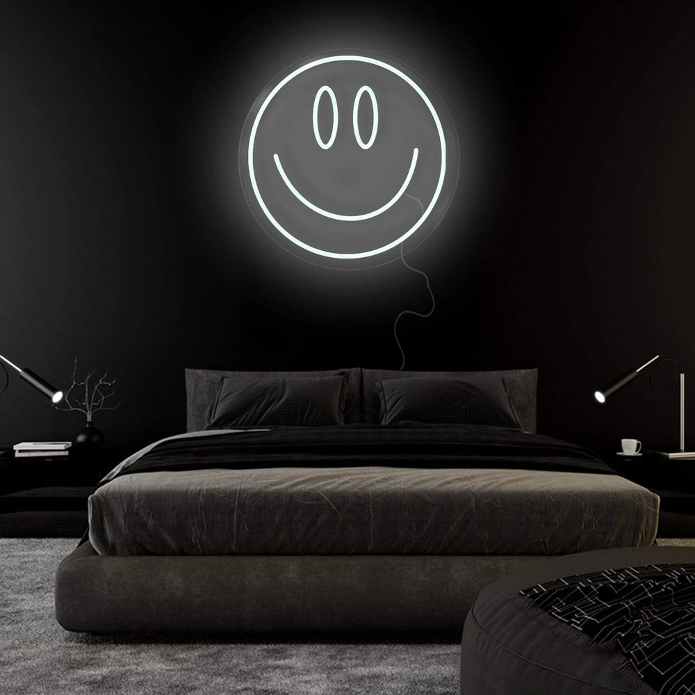 "Smile Lächeln" Neonschild Sign Schriftzug - NEONEVERGLOW