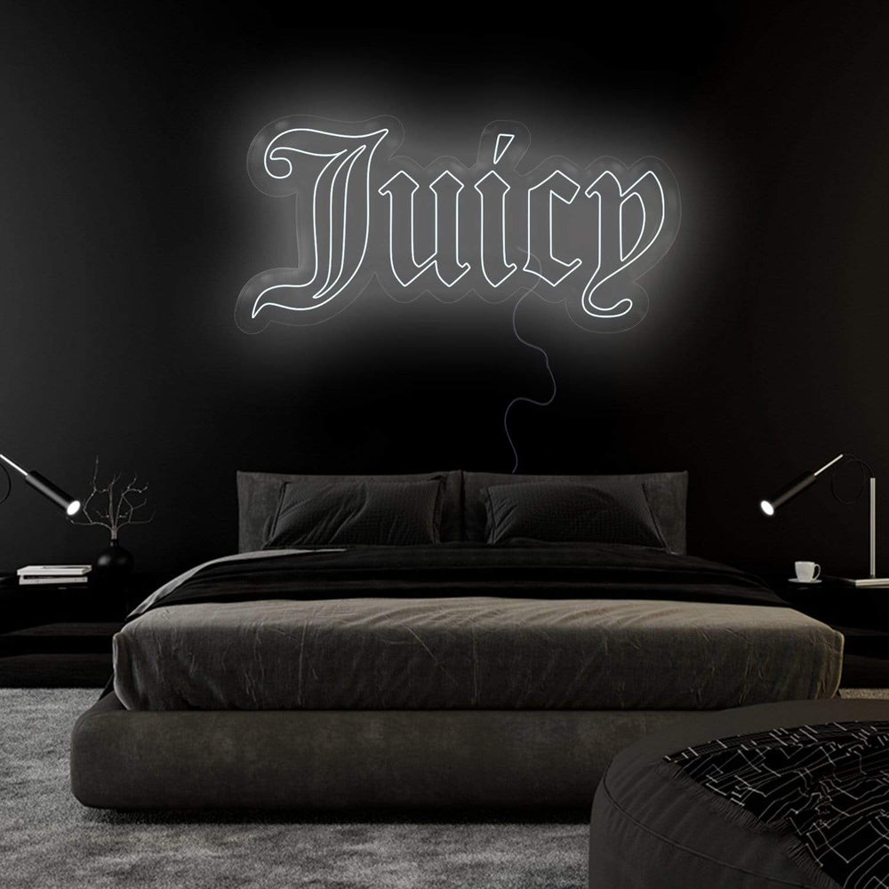 " Juicy" Neonschild Sign Schriftzug - NEONEVERGLOW