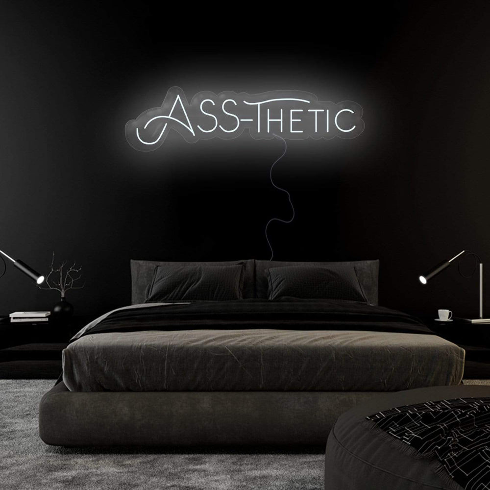 "ASS-Thetic" Neonschild Sign - NEONEVERGLOW